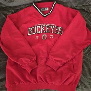 Ohio State University Buckeyes Red Light Windbreaker